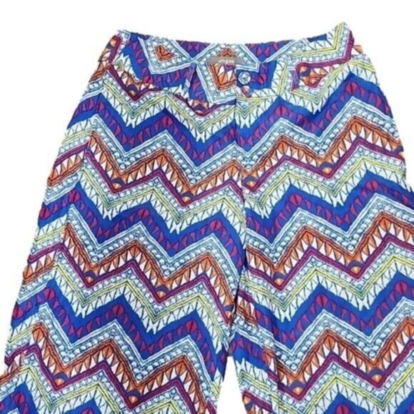 Umgee Pants multicolored boho wide leg Mid-rise festival NWT Women's Medium - Picture 2 of 6